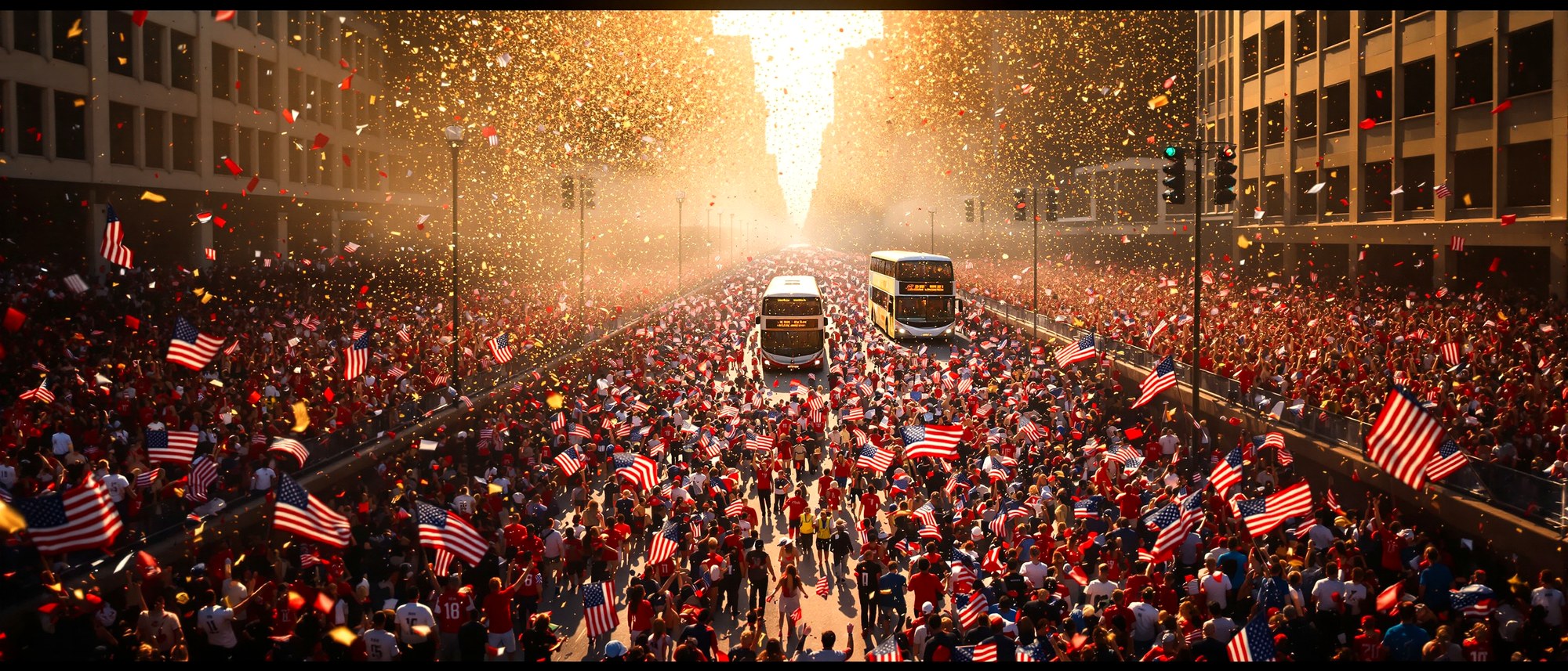 Confetti parade
